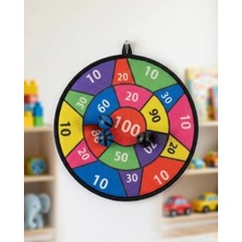 Eğitici Dart Oyunu Çocuklar Için Güvenli Cırtlı Hedef Tahtası Seti - Lisinya