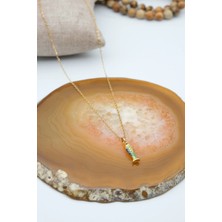Serenite Collection Comet Gold Renk Çelik Kolye