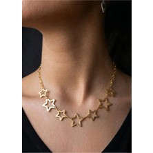 Serenite Collection Yıldız Çelik Kolye