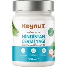 HeynuT Soğuk Sıkım Hindistan Cevizi Yağı 300ml