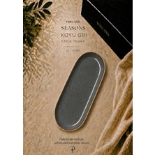 Porland Seasons Oval Kayık Tabak 30X15 cm Porselen Sunum Meze Tabağı