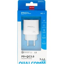 L5 25 Watt Usb-C Girişli Pd Seyahat Şarj Başlığı