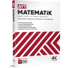 4K Yayınları Ayt Matematik Konu Özetli Soru Bankası