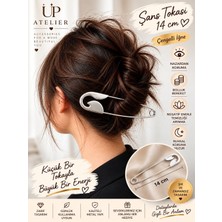 Up Atelier Çengelli Iğne Model Topuz Tokası 14CM