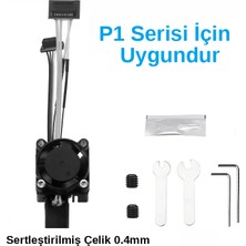 Masitte Bambu Lab X1 Serisi Upgrade Tz2.0 Full Sertleştirilmiş Çelik Hotend Kit 0.4mm