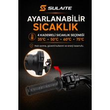 Sulaite Motosiklet Elcik Isıtma - Isıtmalı Elcik 4 Kademeli Model