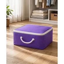 Hig Home Şeffaf Kapaklı Saklama Hurcu 28X32X15 – Kıyafet, Çorap ve Dolap Düzenleyici Organizer