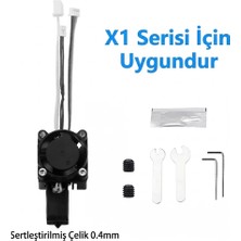 Masitte Bambu Lab X1 Serisi Upgrade Tz2.0 Full Sertleştirilmiş Çelik Hotend Kit 0.4mm