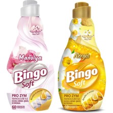 Bingo Soft Konsantre Çamaşır Yumuşatıcısı 1440 ml Nergis ve Manolya