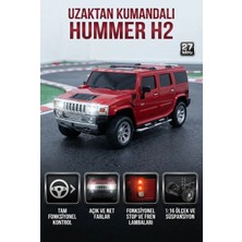 Farbu Oyuncak  Uzaktan Kumandalı 7 Fonksiyonlu Işıklı Tepe Lambalı 1:16 Ölçek Hummer Suv Oyuncak Arazi Arabası