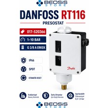 Danfoss 017-520366 RT116 (1/10 Bar) Presostat