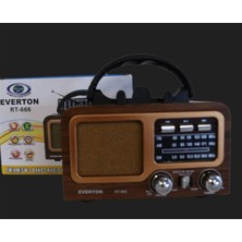 Everton RT-602 Fm-Usb-Tf-Aux Şarjlı Nostaljık Radyo