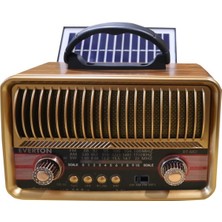 Everton RT-682  Solarlı.şarjlı Nostaljık Radyo (Bluetooth-Usb-Sd-Fm )