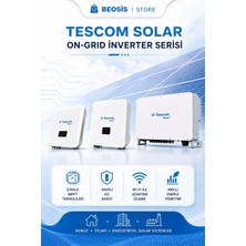 Tescom INV3006NS Inverter Solar On-Grid 3 / 3p 6kw 2xmppt Wıth Dc Breaker+Wi-Fi Monıtorıng / Smartphone App INV3006NS