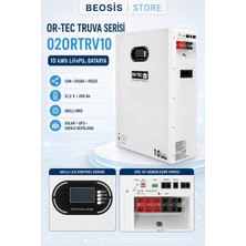 Or-Tec Truva Serisi 02ORTRV10 10 Kwh 51.2 V 200 Ah Lifepo4 Batarya