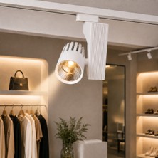 SekaTech 40 Watt Beyaz Kasa Günışığı 3000 K Led Ray Spot EV Ofis Mağaza Vitrin