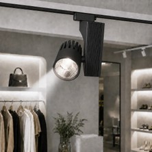 Sekatech 40W Siyah Kasa LED Ray Spot 4000K Beyaz Işık – Lifud Driver, Flicker Free, Alüminyum Gövde