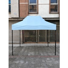 İkiz Aksesuar 2x3 Bebek Mavisi Katlanabilir Gazebo Çardak