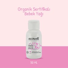 Ecowell Organik Bebe Yağı 50 ml Hassas Ciltler İçin Bitkisel Formül