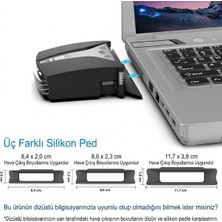 Acetech Dijital Göstergeli Vakumlu Notebook Soğutucu Fan (Hız Ayarlı)