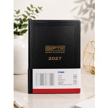 Gıpta 2027 GIPTA 17X24 KASA AJANDASI 432 SAYFA PAZAR GÜNLERİ TEK SAYFA 111-TCK