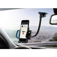 Hytech Vantuz + Braketi 360 Derece Döner Siyah/gri