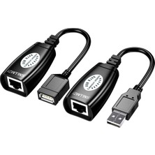 Acetech USB 2.0 To RJ45 Cat5 Cat6 Ethernet Uzatma Kablosu Adaptörü