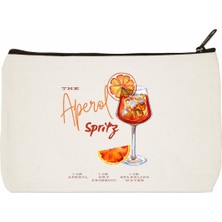 Designedfy Aperol Spritz Baskılı Makyaj Çantası