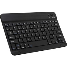Acetech Mini Bluetooth Şarjlı ve Pilli Slim Rubber Kablosuz Klavye