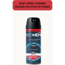 Biomen Deodorant Body Sprey Formen Ferahlatıcı Etki I'm Power 175 ml