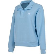 New Balance WNC3640 Mavi Kadın Sweatshirt