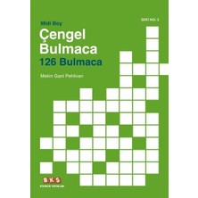 BKS Etkinlik Yayınları Midi Boy Çengel Bulmaca 2 126 Bulmaca Mekin Gani Pehlivan