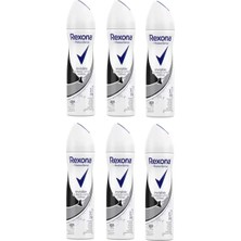Rexona Deodorant Kadın Invisible On Black+White Clothes 150 ml x 6 Adet