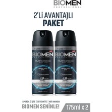 Biomen Deodorant & Body Sprey For Men Ferahlatıcı Etki I'm Force 2x 175 ml