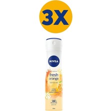Nivea Kadın Sprey Deodorant Fresh Orange, 48 Saat Anti-Perspirant Koruma, 150 ml 55656