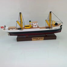 Çelik Maket Bandırma Vapuru Maket Gemi