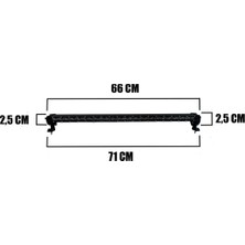 MXO LED 120W Ince 66CM 26 Inch
