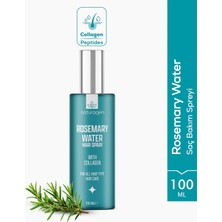 Naturagen Rosemary Water Saç Spreyi - Kolajenli Tüm Saç Tipleri İçin 100 ml Doğal Biberiye Mayalı