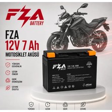 Fza 12 V 7 Ah Yatık Motor Aküsü ( YTX7A-BS )