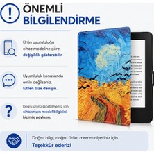 Cosmostech Amazon Kindle Paperwhite 4 E-Kitap Okuyucu Kılıfı Buğdaytarlası