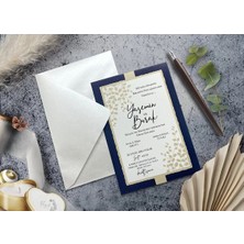 Düğün, Nikah, Nişan, Kına Davetiyesi (100 Adet)