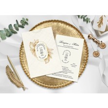 Düğün, Nikah, Nişan, Kına Davetiyesi (100 Adet)