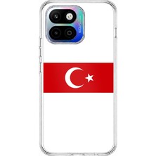 TechTree General Mobile Gm 26 One 5g Uyumlu Türk Milli Takım Beyaz Forma Baskılı Silikon Kılıf