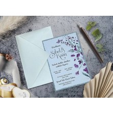 Düğün, Nikah, Nişan, Kına Davetiyesi (100 Adet)
