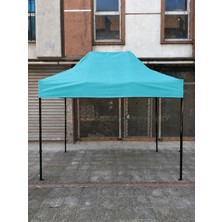 İkiz Aksesuar 2x3 Turkuaz Gazebo  Kış Bahçesi