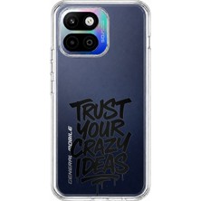 TechTree General Mobile Gm 26 One 5g Uyumlu Crazy Trust Baskılı Silikon Kılıf