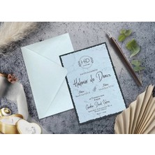 Düğün, Nikah, Nişan, Kına Davetiyesi (100 Adet)