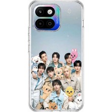 TechTree General Mobile Gm 26 One 5g Uyumlu Tray Kids K-Pop Grubu ve Skzoo Temalı Baskılı Silikon Kılıf