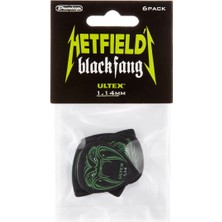 Jim Dunlop PH112P114 James Hetfield Gitar Penası Black Fang 6lı Paket (1.14 Mm)