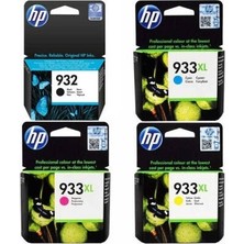 Hp 932 / Hp 933XL Orjinal Kartuş 4 Lü Set